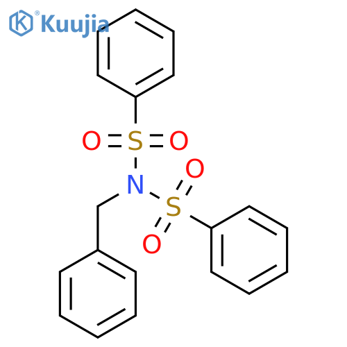 Benzenesulfonamide,N-(phenylmethyl)-N-(phenylsulfonyl)- structure