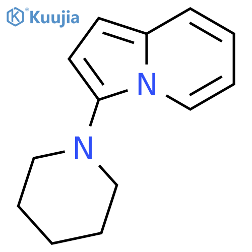 Indolizine, 3-(1-piperidinyl)- structure