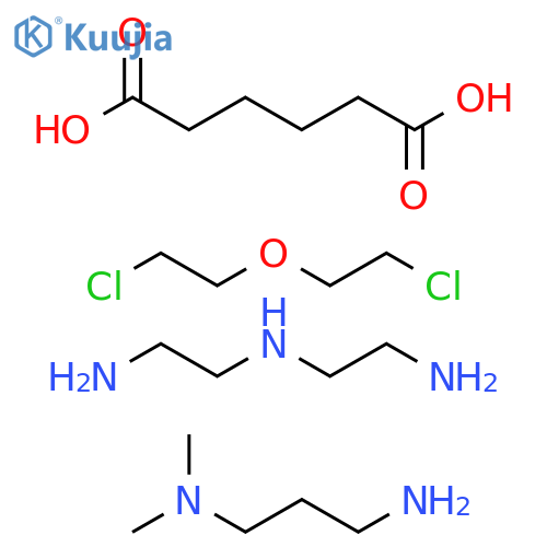 Hexanedioic acid, polymers with N1-(2-aminoethyl)-1,2-ethanediamine, N1,N1-dimethyl-1,3-propanediamine-terminated, 1,1'-oxybis[2-chloroethane]-quaternized structure