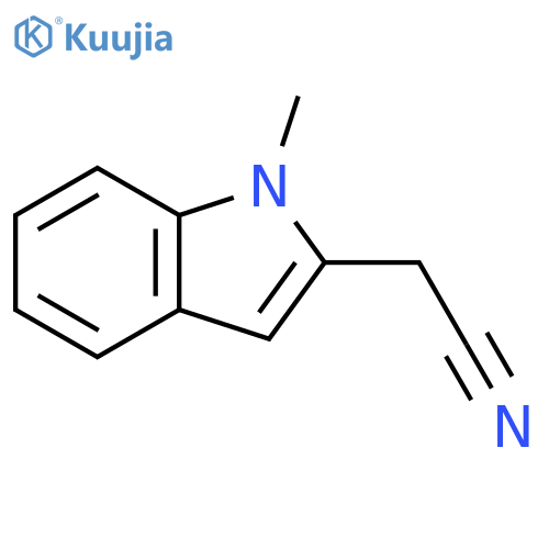 2-(1-methyl-1H-indol-2-yl)acetonitrile structure