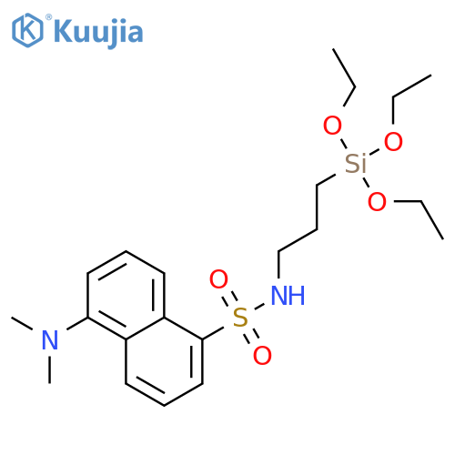 1-Naphthalenesulfonamide,5-(dimethylamino)-N-[3-(triethoxysilyl)propyl]- structure