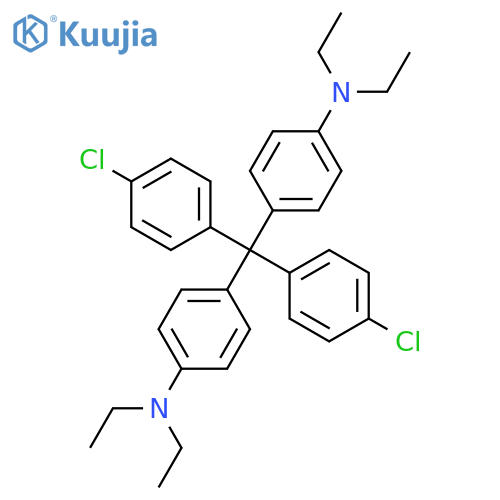 BENZENAMINE, 4,4'-[BIS(4-CHLOROPHENYL)METHYLENE]BIS[N,N-DIETHYL- structure