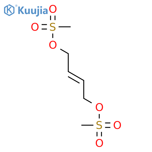 CIS-1,4-BIS-(METHYLSULFONYLOXY)-BUT-2-ENE structure