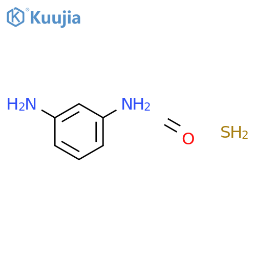 Formaldehyde, reaction products with m-phenylenediamine and sulfur structure