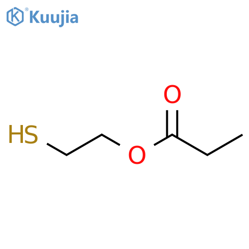 2-sulfanylethyl propanoate structure