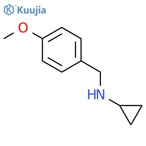 N-[(4-methoxyphenyl)methyl]cyclopropanamine structure