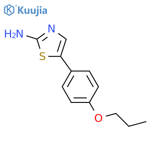 5-(4-Propoxyphenyl)thiazol-2-amine structure