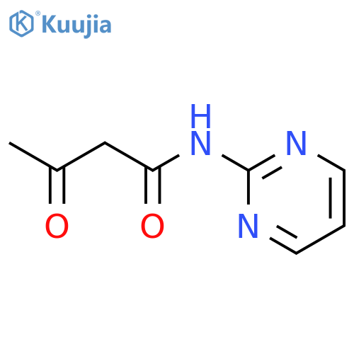 3-Oxo-N-(pyrimidin-2-yl)butanamide structure