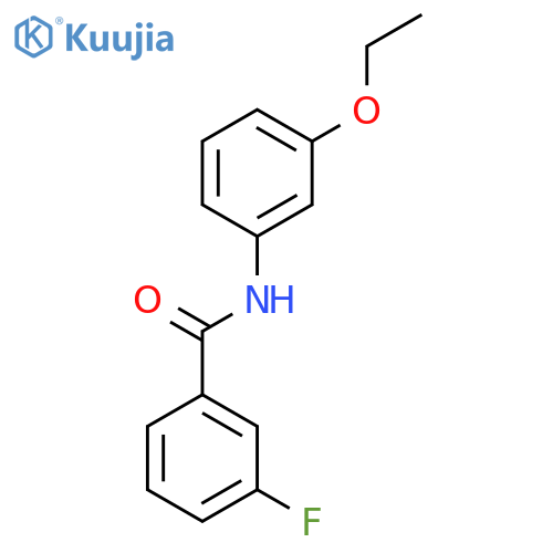 Benzamide,N-(3-ethoxyphenyl)-3-fluoro- structure