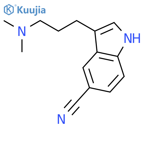 1H-INDOLE-5-CARBONITRILE, 3-[3-(DIMETHYLAMINO)PROPYL]- structure