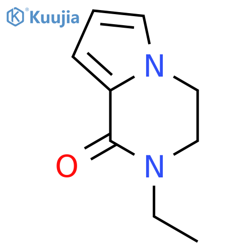 Pyrrolo[1,2-a]pyrazin-1(2H)-one,2-ethyl-3,4-dihydro- structure