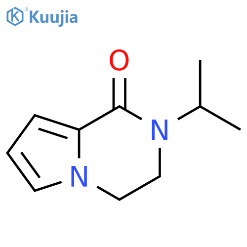 Pyrrolo[1,2-a]pyrazin-1(2H)-one,3,4-dihydro-2-(1-methylethyl)- structure
