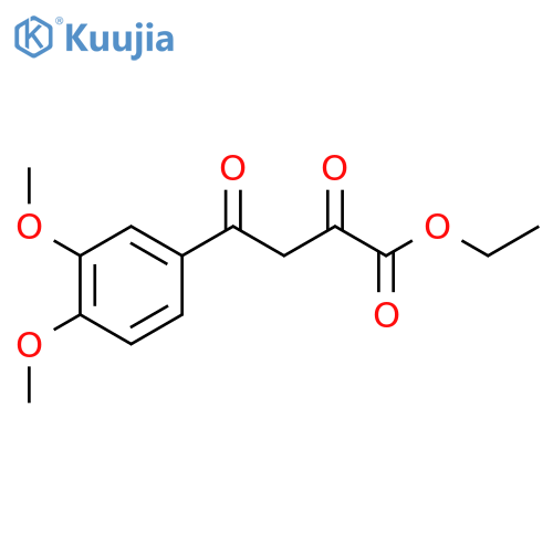 Ethyl 4-(3,4-dimethoxyphenyl)-2,4-dioxobutanoate structure