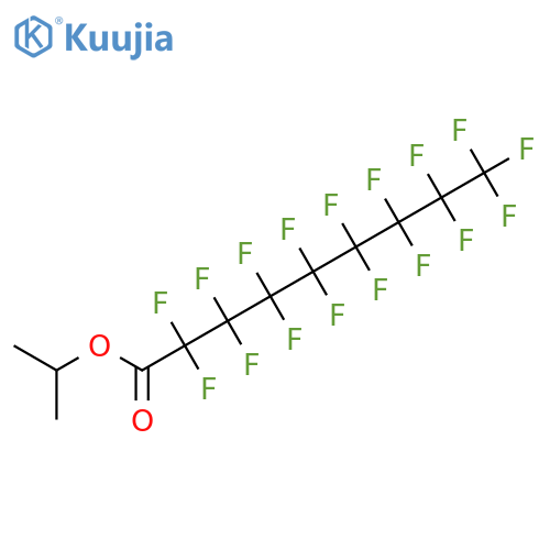 Propan-2-yl heptadecafluorononanoate structure