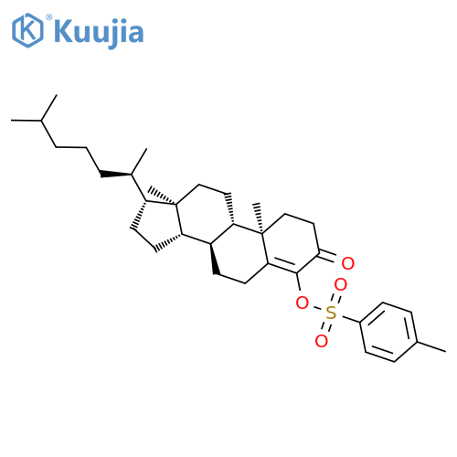 CHOLEST-4-EN-3-ONE, 4-[[(4-METHYLPHENYL)SULFONYL]OXY]- structure