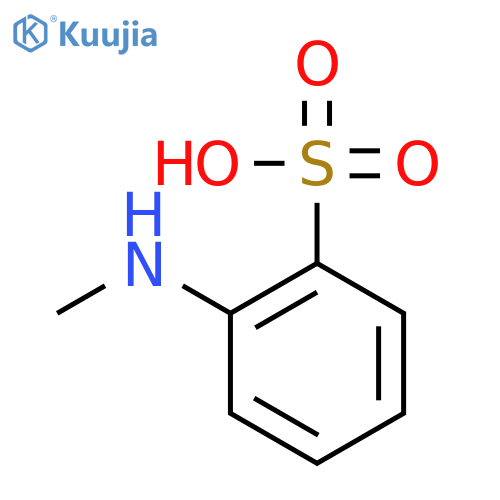 2-(methylamino)benzene-1-sulfonic acid structure