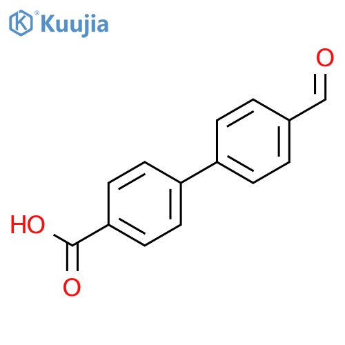 4-(4-Formylphenyl)benzoic acid structure