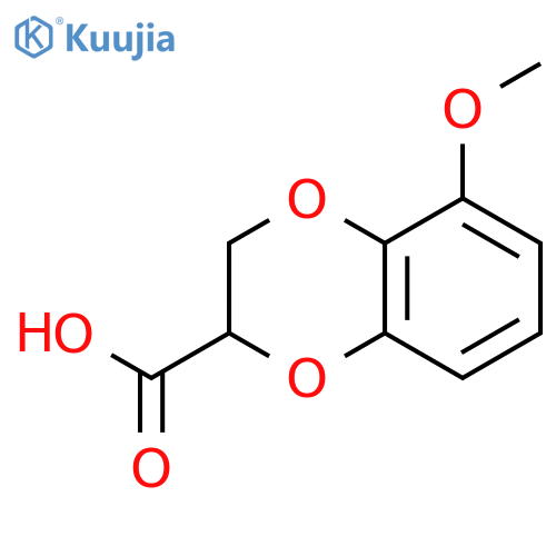 1,4-Benzodioxin-2-carboxylic acid, 2,3-dihydro-5-methoxy- structure