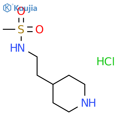 N-(2-Piperidin-4-ylethyl)methanesulfonamide hydrochloride structure