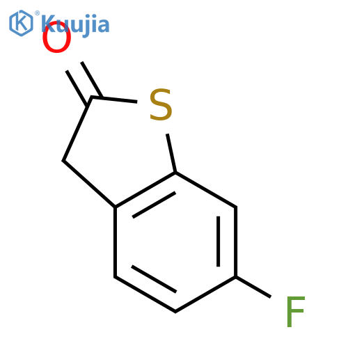 Benzo[b]thiophen-2(3H)-one, 6-fluoro- structure