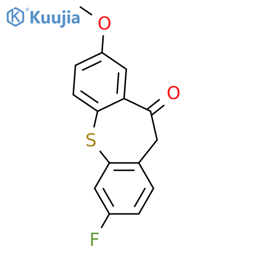 DIBENZO[B,F]THIEPIN-10(11H)-ONE, 3-FLUORO-8-METHOXY- structure