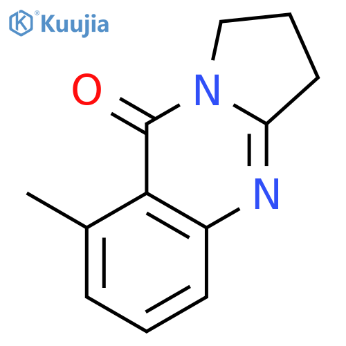 PYRROLO[2,1-B]QUINAZOLIN-9(1H)-ONE, 2,3-DIHYDRO-8-METHYL- structure