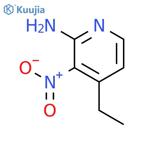 4-Ethyl-3-nitro-pyridin-2-ylamine structure