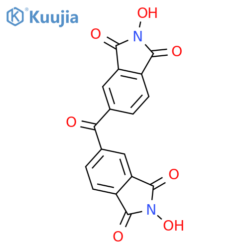 1H-Isoindole-1,3(2H)-dione, 5,5'-carbonylbis[2-hydroxy- structure