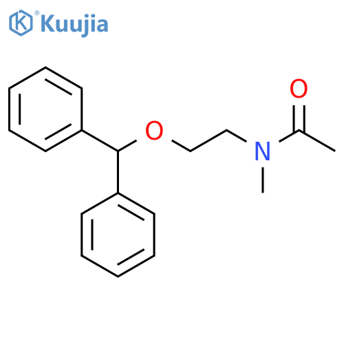 ACETAMIDE, N-[2-(DIPHENYLMETHOXY)ETHYL]-N-METHYL- structure
