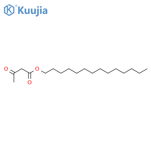 Butanoic acid, 3-oxo-,tetradecyl ester structure
