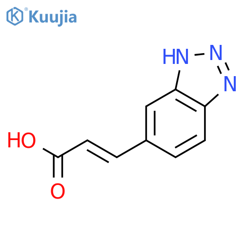 2-PROPENOIC ACID, 3-(1H-BENZOTRIAZOL-5-YL)- structure