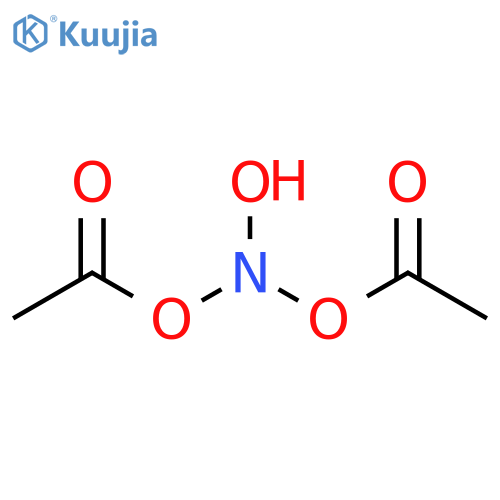 Hydroxylamine, O-acetyl-N-(acetyloxy)-N-hydroxy- structure