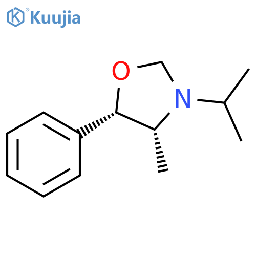 Oxazolidine, 4-methyl-3-(1-methylethyl)-5-phenyl-, cis- structure