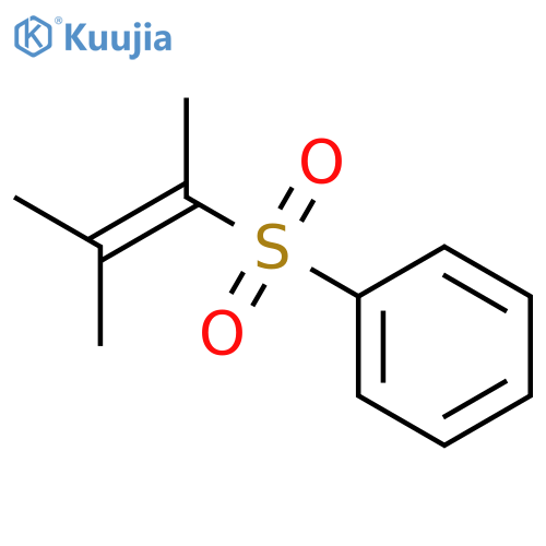 BENZENE, [(1,2-DIMETHYL-1-PROPENYL)SULFONYL]- structure