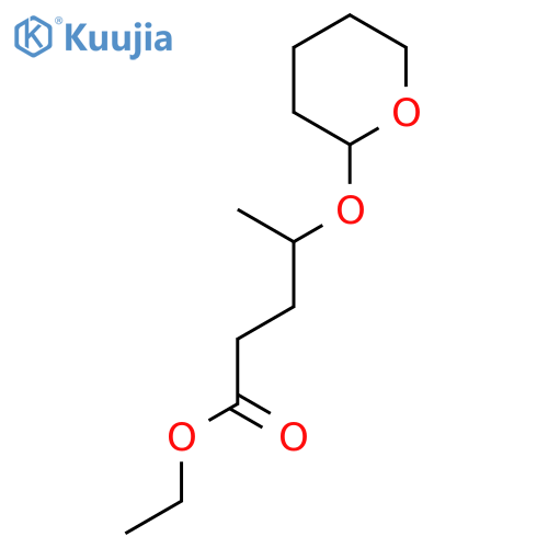 PENTANOIC ACID, 4-[(TETRAHYDRO-2H-PYRAN-2-YL)OXY]-, ETHYL ESTER structure