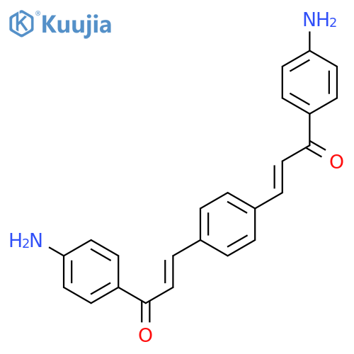 2-Propen-1-one, 3,3'-(1,4-phenylene)bis[1-(4-aminophenyl)- structure
