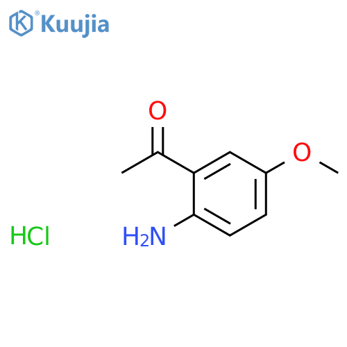 1-(2-Amino-5-methoxy-phenyl)-ethanone hydrochloride structure