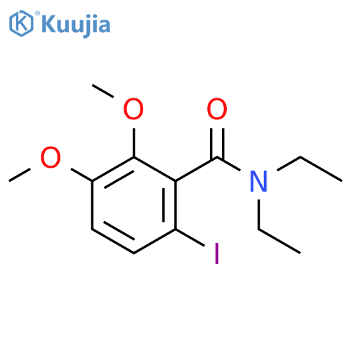 Benzamide, N,N-diethyl-6-iodo-2,3-dimethoxy- structure