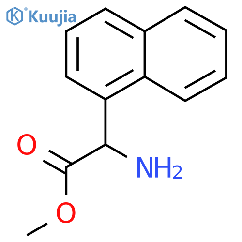 Methyl 2-amino-2-(naphthalen-1-yl)acetate structure