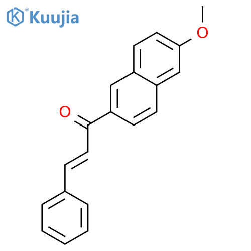 2-PROPEN-1-ONE, 1-(6-METHOXY-2-NAPHTHALENYL)-3-PHENYL- structure