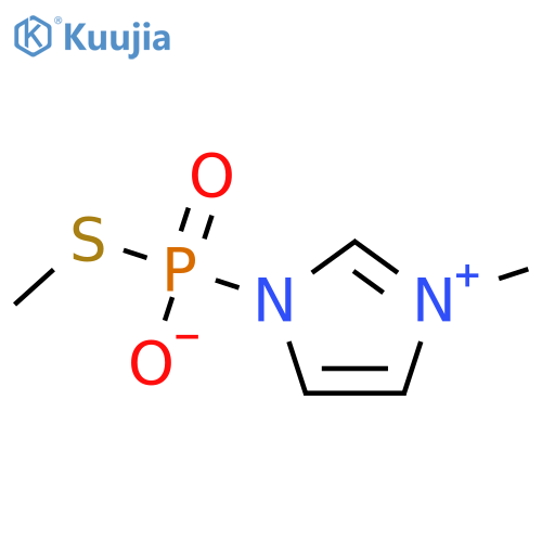 1H-Imidazolium,1-[hydroxy(methylthio)phosphinyl]-3-methyl-, inner salt (9CI) structure