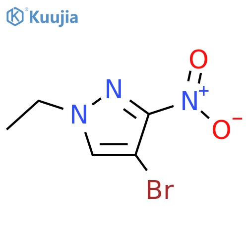 4-Bromo-1-ethyl-3-nitro-1H-pyrazole structure