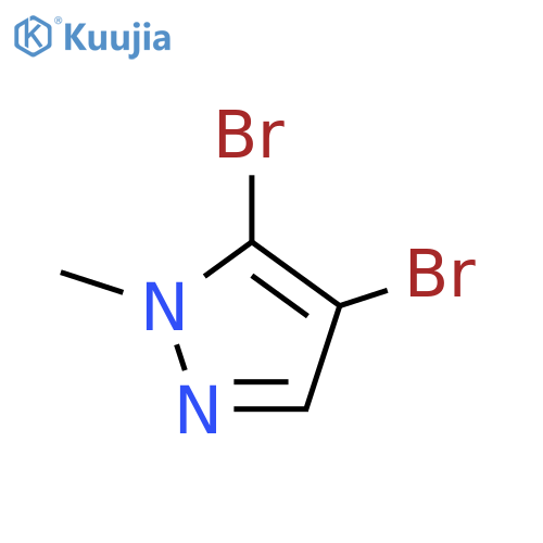 4,5-dibromo-1-methyl-pyrazole structure