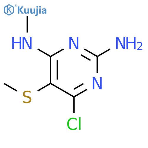 2,4-Pyrimidinediamine, 6-chloro-N4-methyl-5-(methylthio)- structure