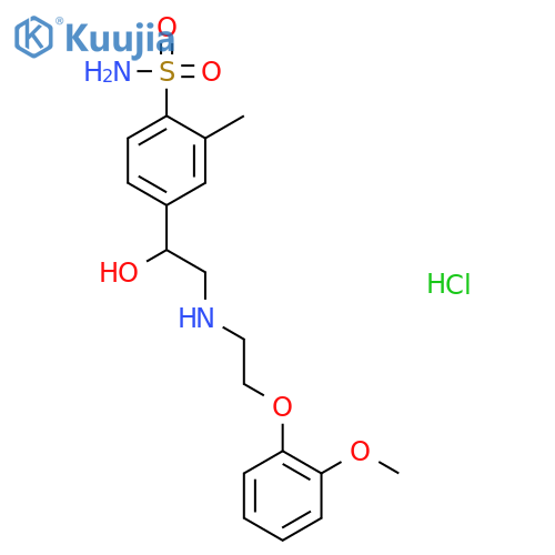 Amosulalol Hydrochloride structure