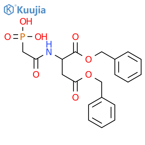 [2-[[1,4-dioxo-1,4-bis(phenylmethoxy)butan-2-yl]amino]-2-oxoethyl]phosphonic Acid structure
