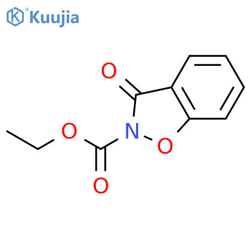 ethyl 3-oxo-1,2-benzoxazole-2(3H)-carboxylate structure
