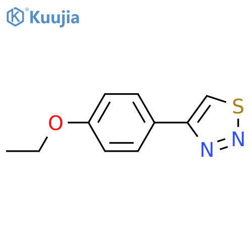 1,2,3-Thiadiazole,4-(4-ethoxyphenyl)- structure
