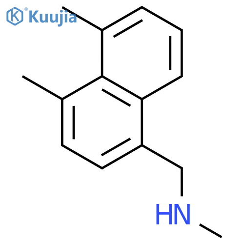 1-NAPHTHALENEMETHANAMINE, N,4,5-TRIMETHYL- structure