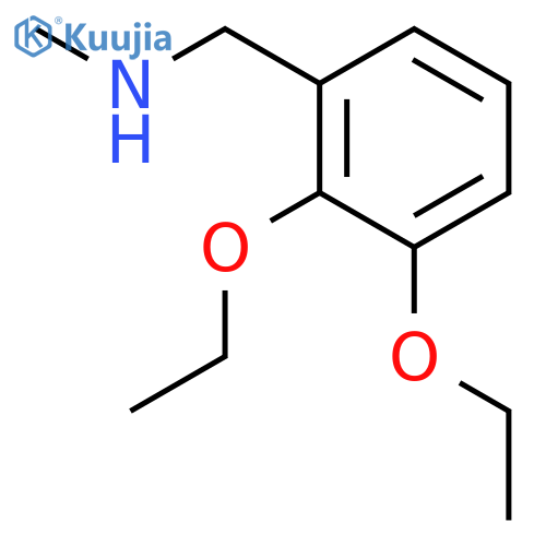 Benzenemethanamine,2,3-diethoxy-N-methyl- structure